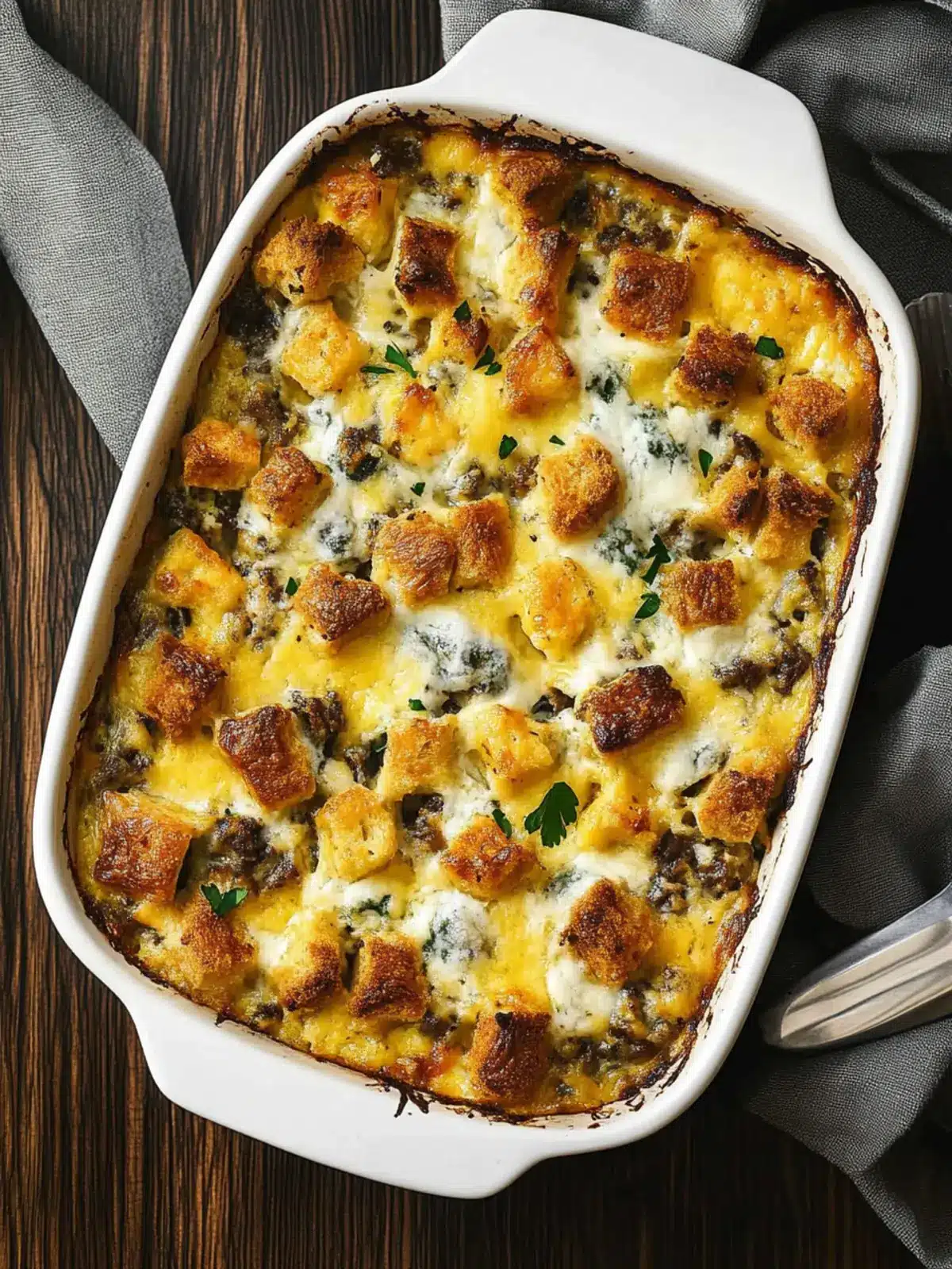 Savory Breakfast Casserole with Pork Sausage Delight 2 Breakfast Casserole