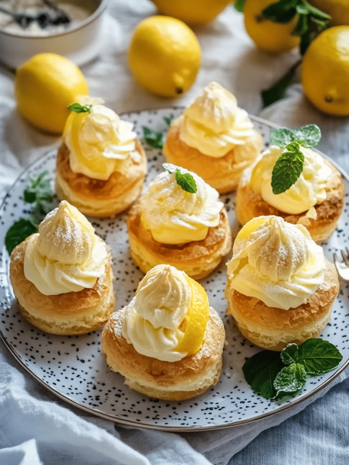 Zesty Vegan Lemon Cream Puffs That Impress Every Guest 2 Zesty Vegan Lemon Cream Puffs