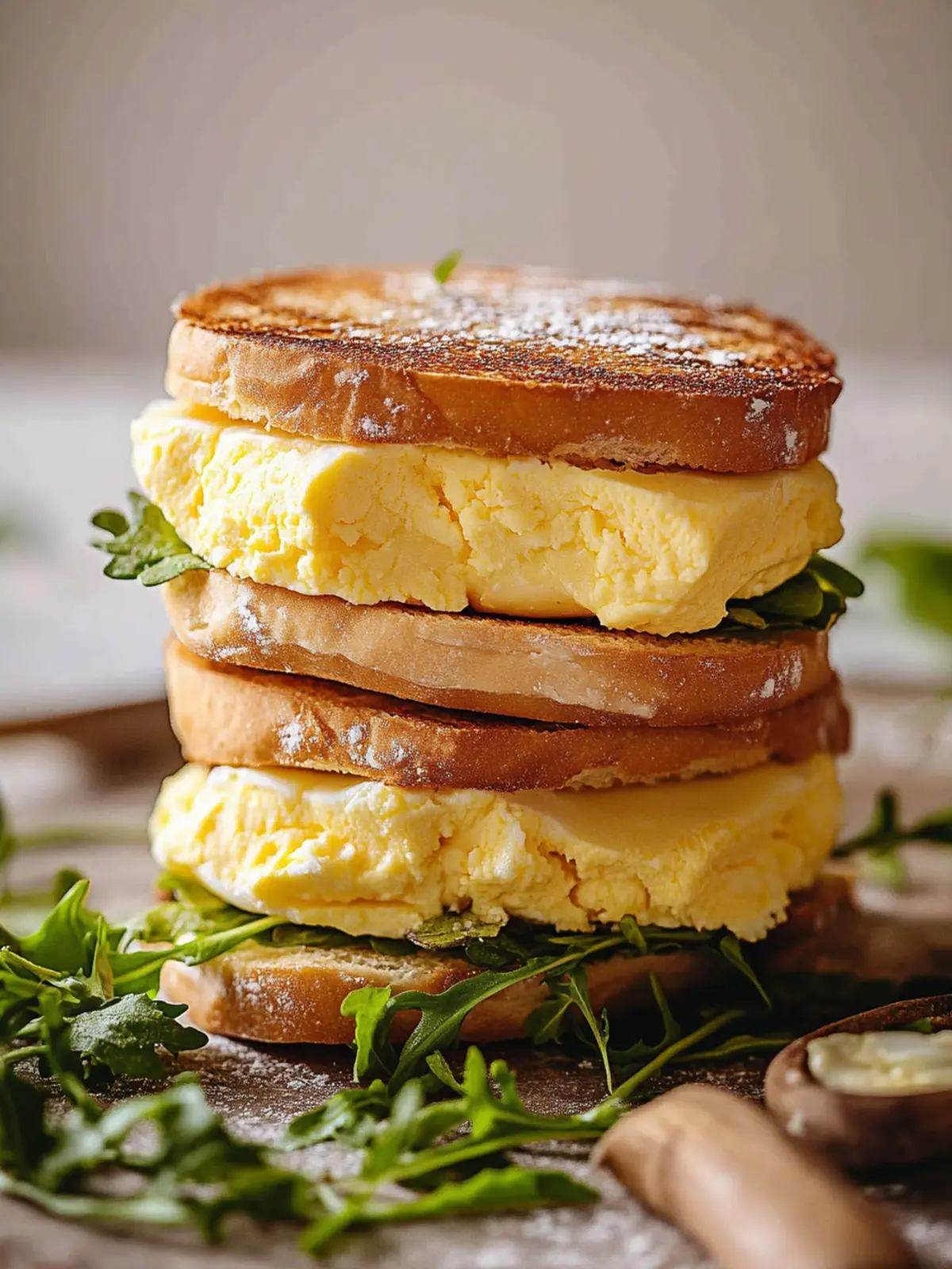 Whip Up Fluffy Egg Sandwiches for a Cozy Breakfast Delight 3 Fluffy Egg Sandwiches