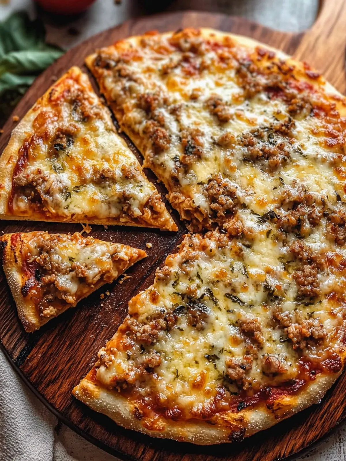 Ground Chicken Pizza Crust: A Lean, Easy Meal You'll Love 4 Ground Chicken Pizza Crust for a Lean and Easy Meal