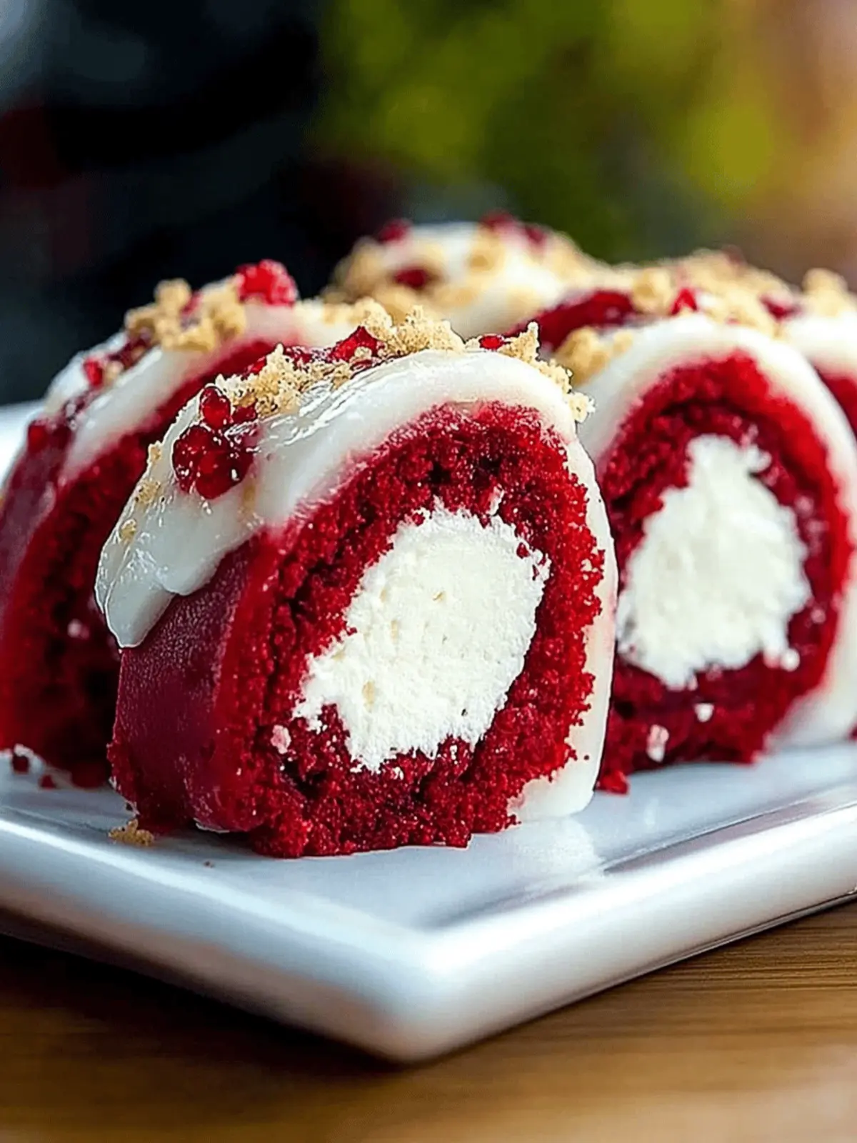 Red Velvet Cheesecake Sushi Roll Dessert You'll Adore 3 Red Velvet Cheesecake Sushi Roll Dessert