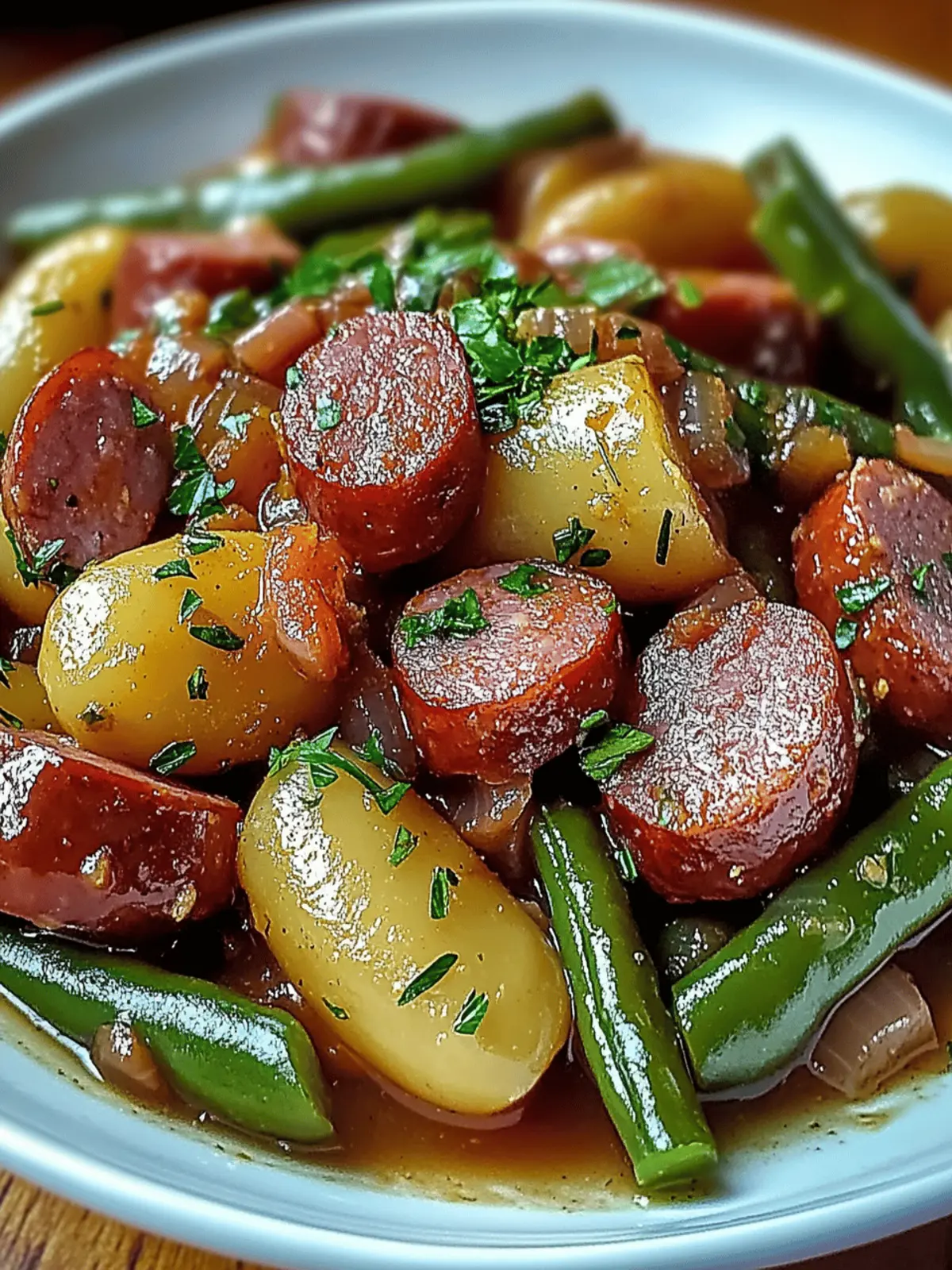 Crockpot Kielbasa and Green Beans: Cozy Comfort in a Bowl 3 Crockpot Kielbasa and Green Beans