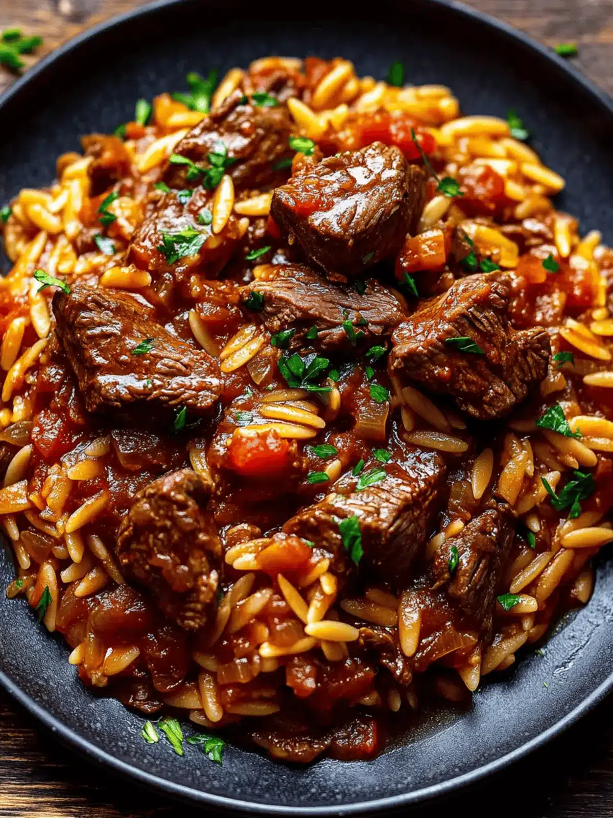 Savory Beef Giouvetsi: Comforting Braised Beef and Orzo Delight 4 Beef Giouvetsi (Braised Beef and Orzo)