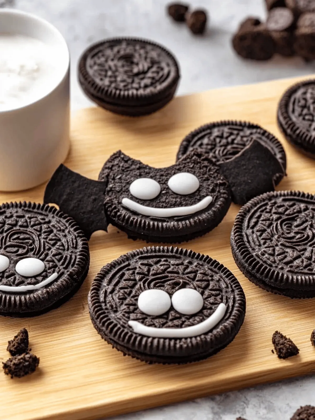 Bat Oreos: Fun No-Bake Halloween Treats for Everyone! 3 Bat Oreos