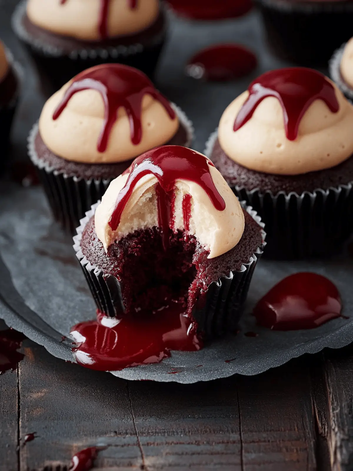 Vampire Bite Halloween Cupcakes That Thrill Your Taste Buds 2 Vampire Bite Halloween Cupcakes