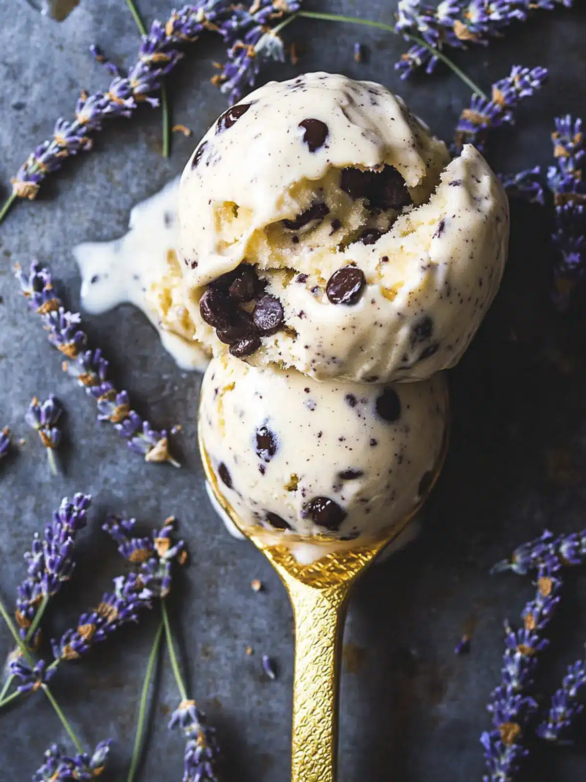 Creamy Honey Lavender Choc-Chip Ice Cream You ll Crave 4 Honey Lavender Choc-Chip Ice Cream