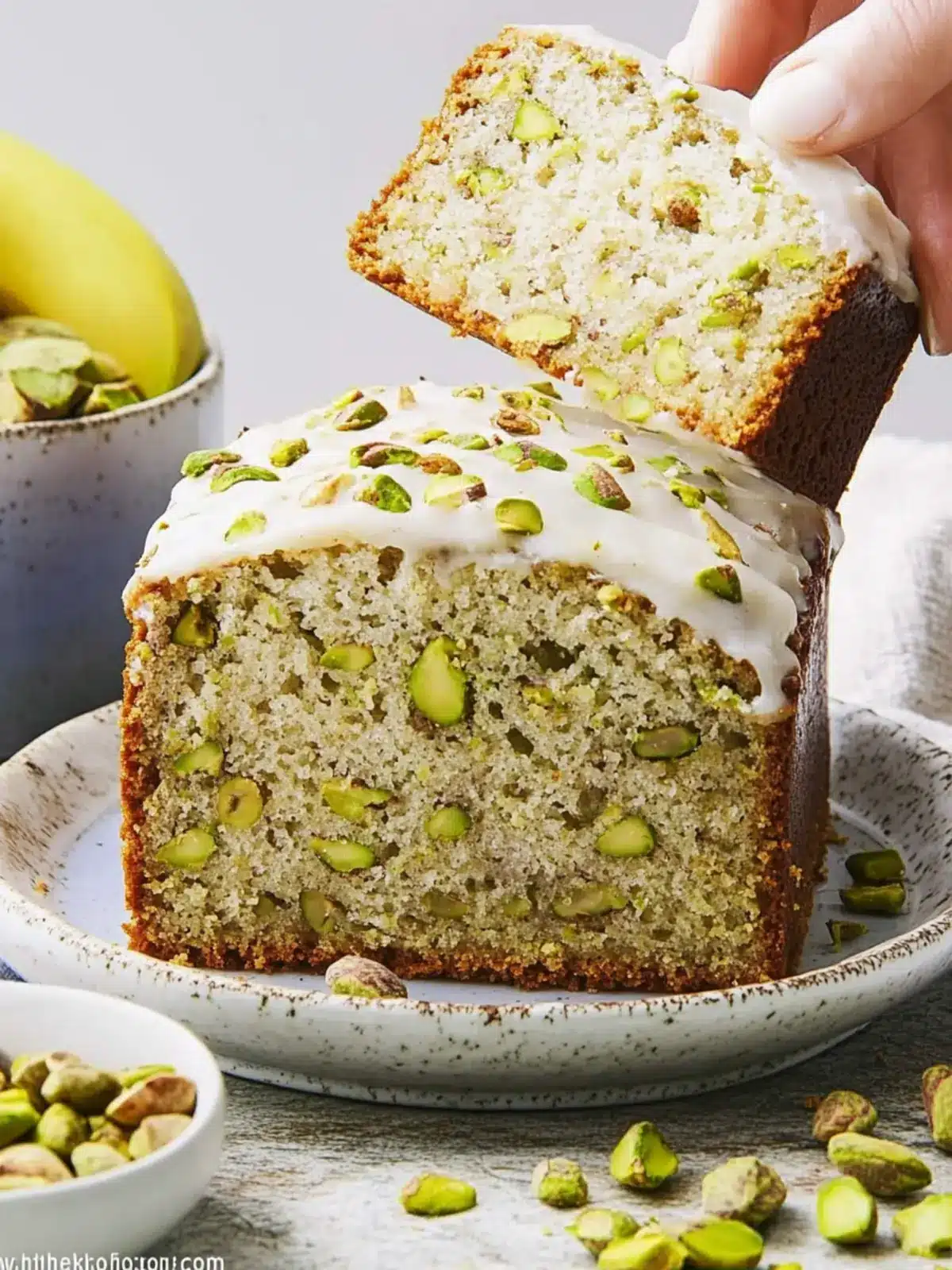 Elevate Your Baking with Pistachio Banana Bread Delight 4 Pistachio Banana Bread