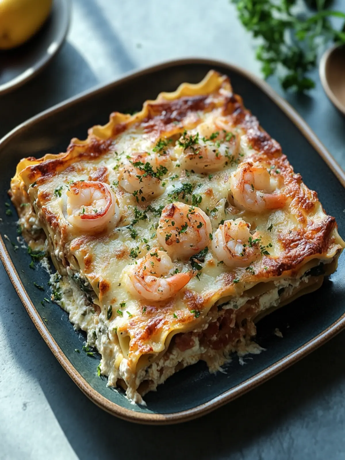 Savory Seafood Lasagna with Shrimp and Crab for Cozy Nights 4 Seafood Lasagna with Shrimp and Crab
