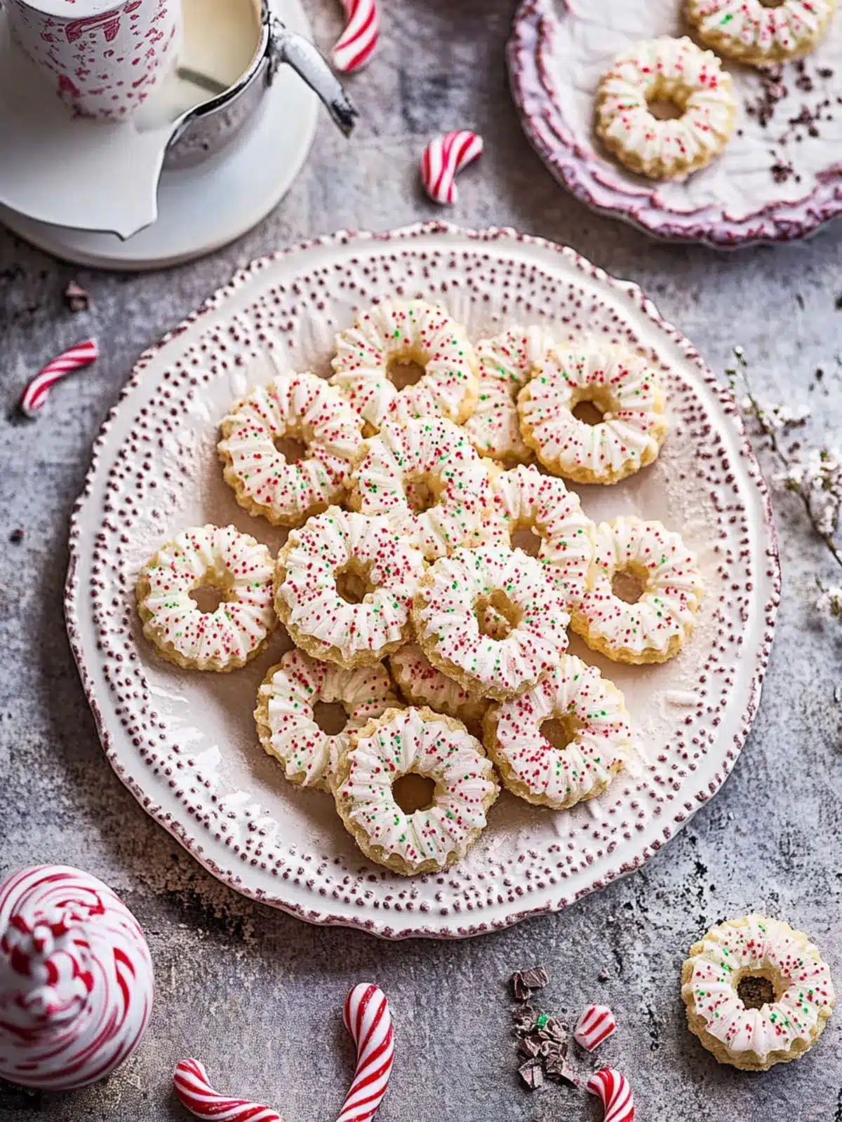 Delicious White Chocolate Peppermint Shortbread Cookies Recipe 3 White Chocolate Peppermint Shortbread Cookies