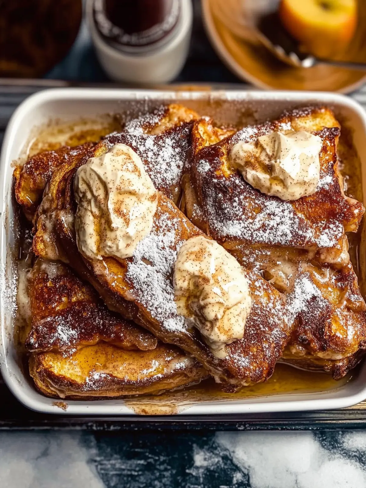 Baked Cinnamon Apple Butter French Toast to Wow Your Mornings 4 Baked Cinnamon Apple Butter French Toast