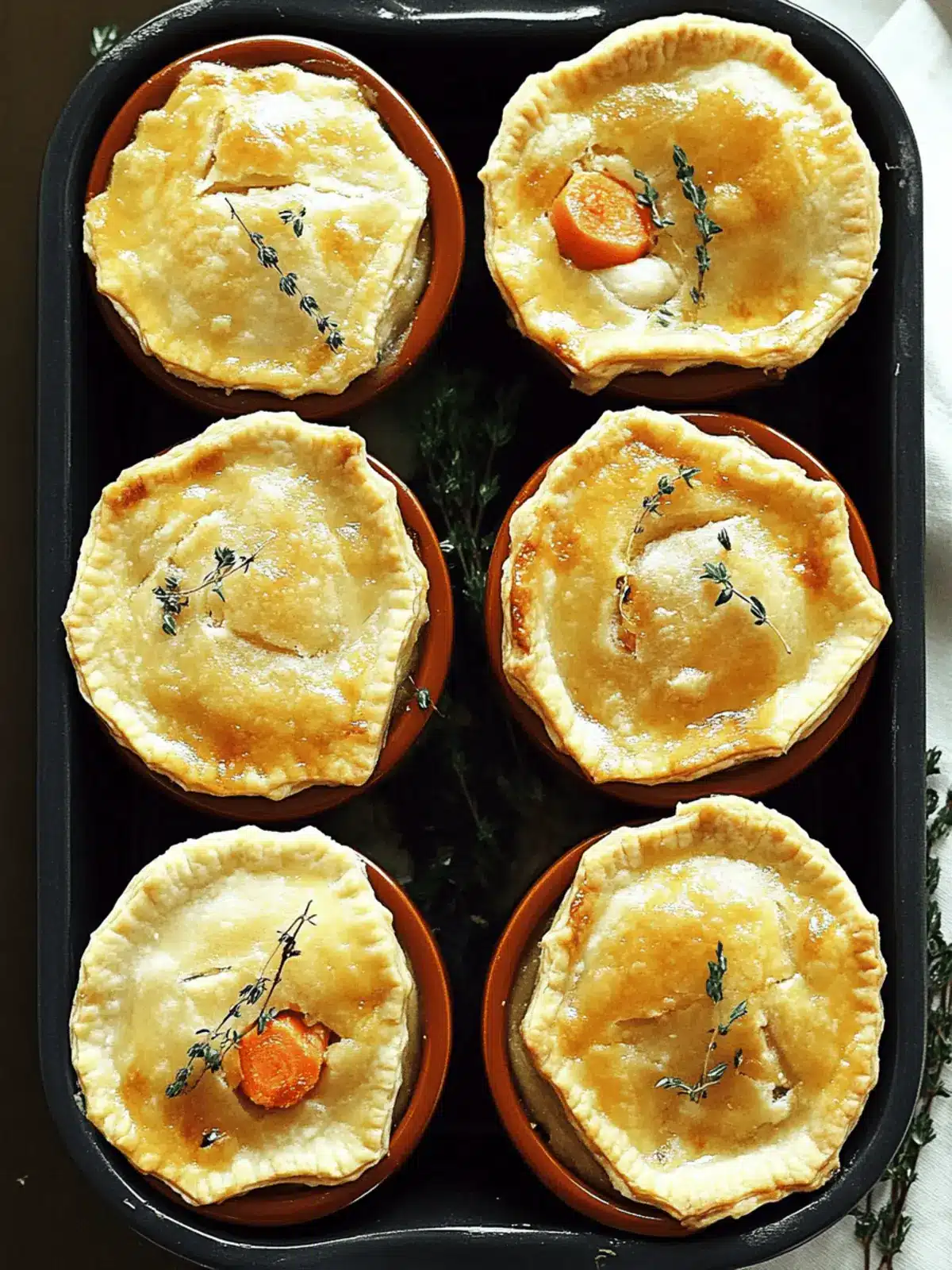 Incredible Thyme & White Bean Pot Pies for Cozy Nights 4 Thyme & White Bean Pot Pies