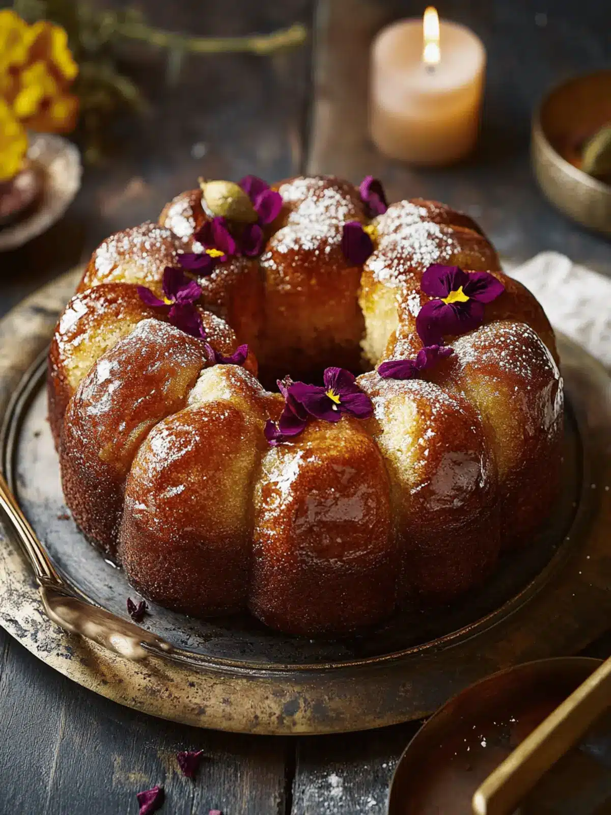 Gulab Jamun-Inspired Monkey Bread: Sweet, Easy, and Egg-Free 2 Gulab jamun-inspired monkey bread