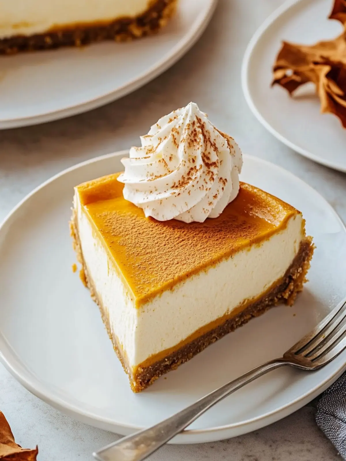 Easy Pumpkin Pie Cheesecake - A Slice of Fall Happiness 4 Easy Pumpkin Pie Cheesecake