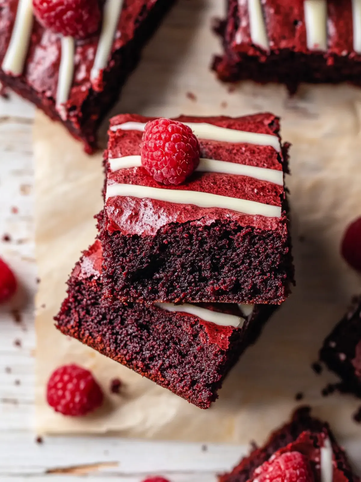 Indulge in Irresistible Red Velvet Brownies This Weekend 4 Red Velvet Brownies
