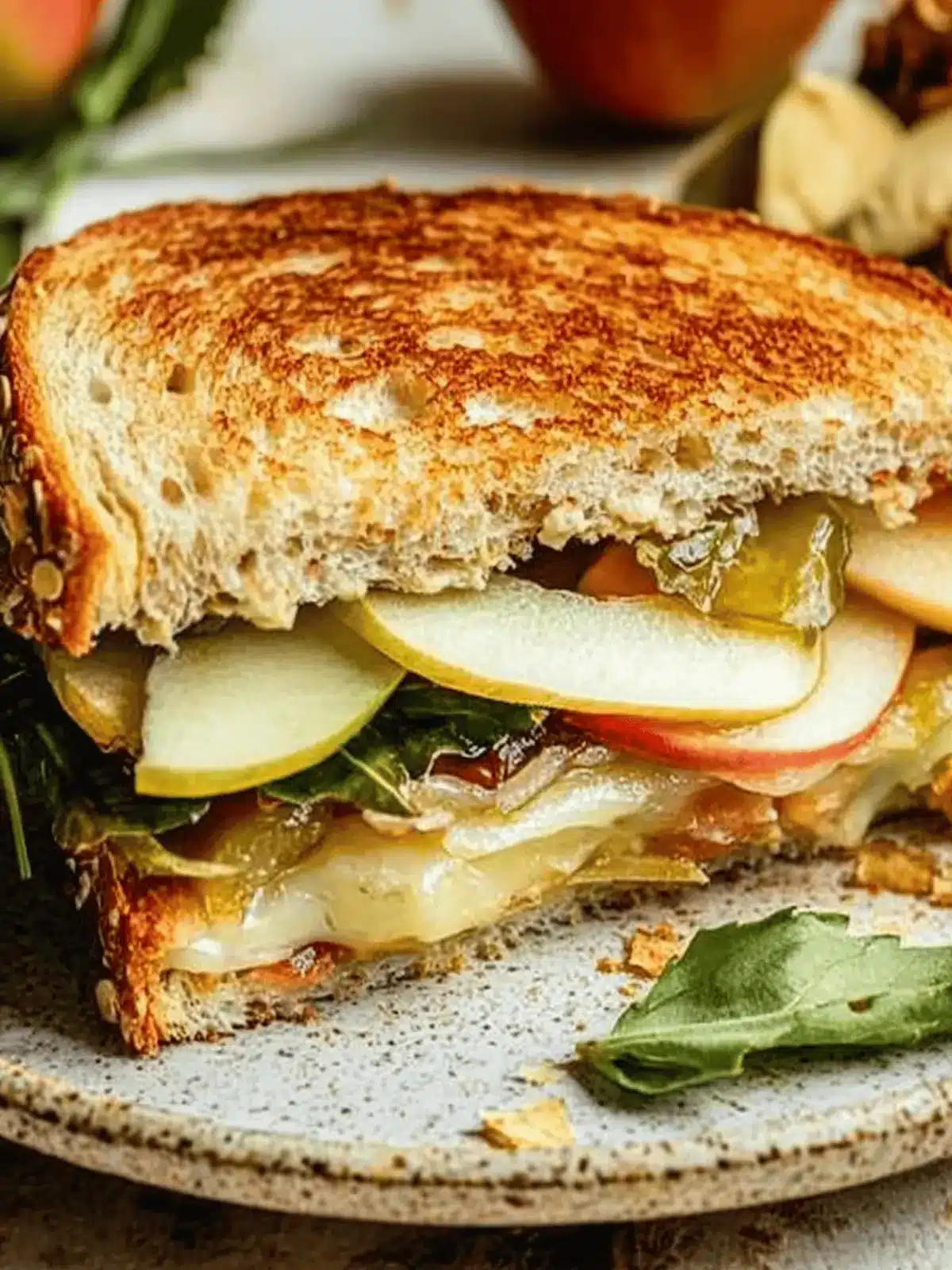 Spicy Cheddar & Apple Fall Veggie Sandwich You'll Crave 3 Cheddar & Apple Fall Veggie Sandwich