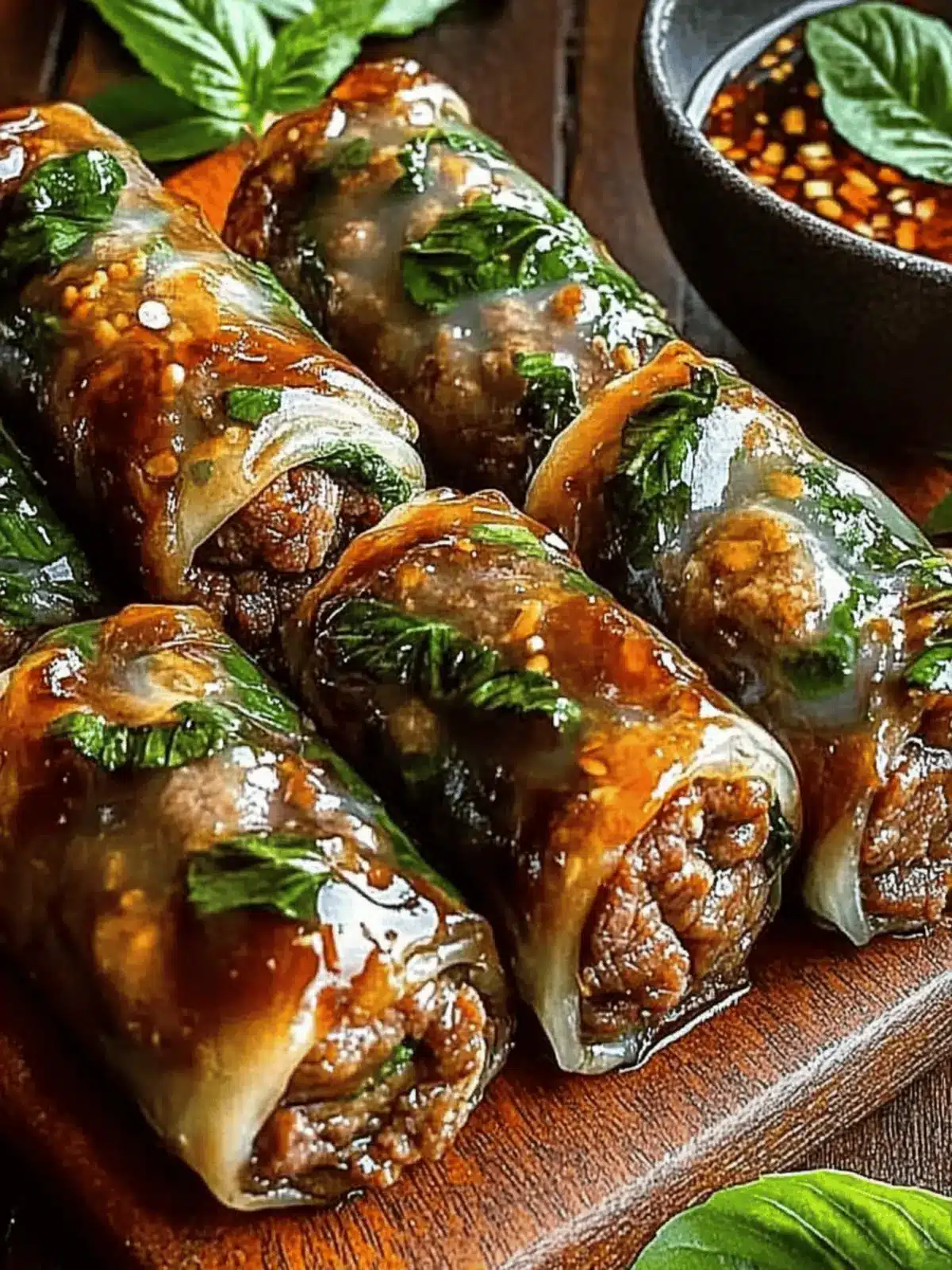 Thai Basil Beef Rolls That Will Spice Up Your Weeknight Dinner 3 Thai Basil Beef Rolls