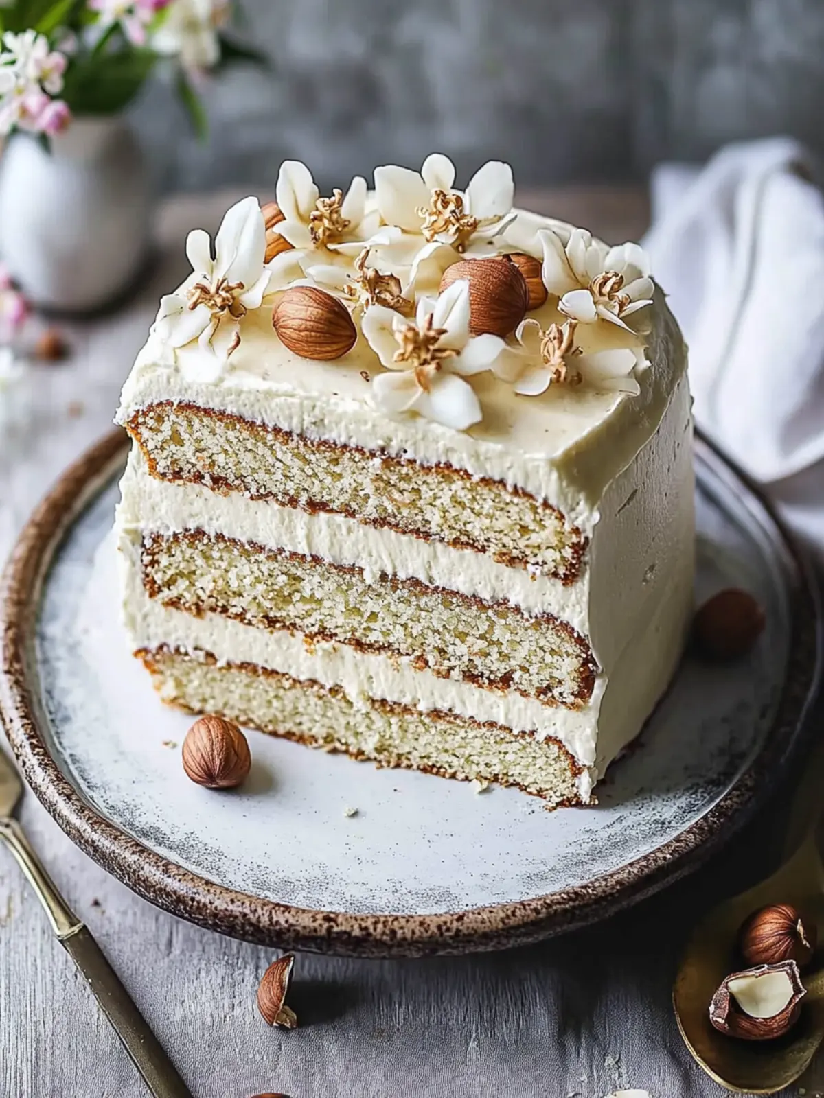 Decadent Hazelnut Vanilla Layer Cake to Wow Your Guests 2 Hazelnut Vanilla Layer Cake